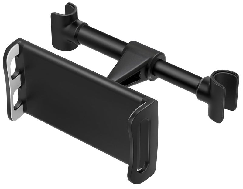 MoKo Headrest Phone/Tablet Car Mount, Adjustable Tablet Holder for 4-12.9" Devices, Fit with iPhone 17/17 Air/17 Pro/17 Pro Max, iPhone 16/Pro/Pro Max/Plus, iPhone 15/Pro/Plus,iPad Air 4/Mini 6,Black - Image 1